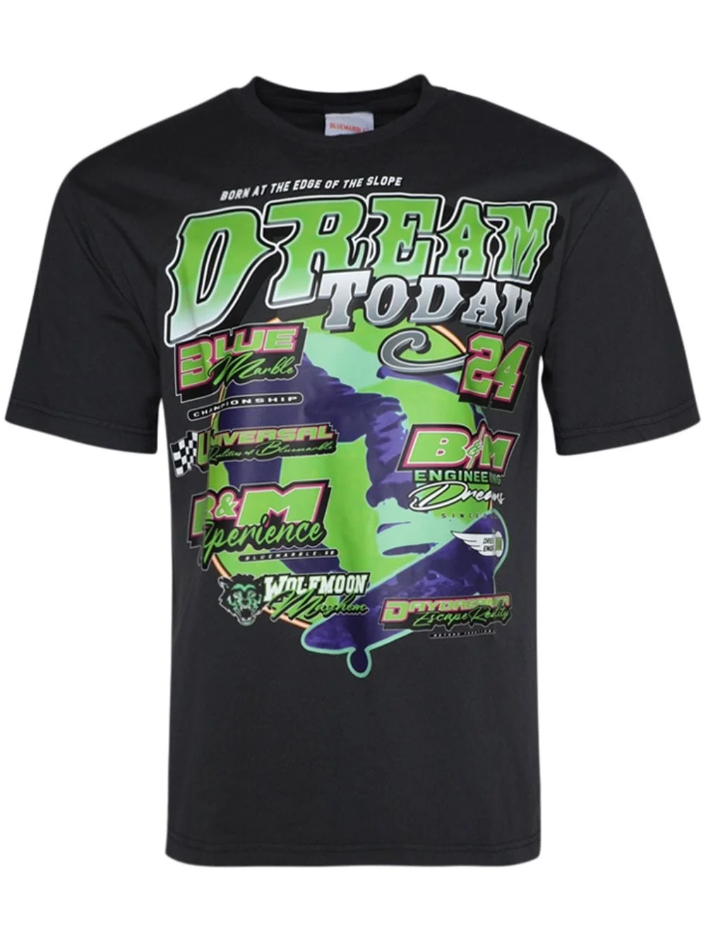 Moto print T-shirt - 1