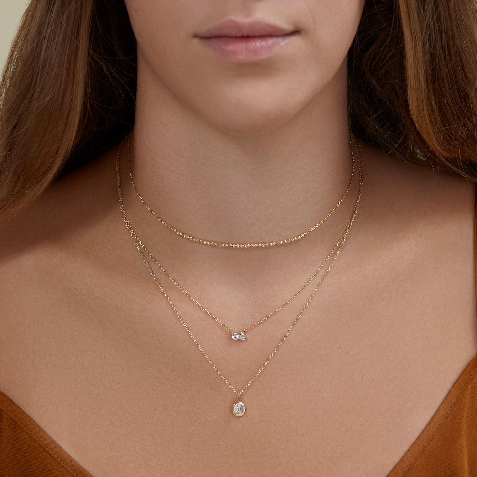 LAB-Created Diamond Jubilee Necklace - 4
