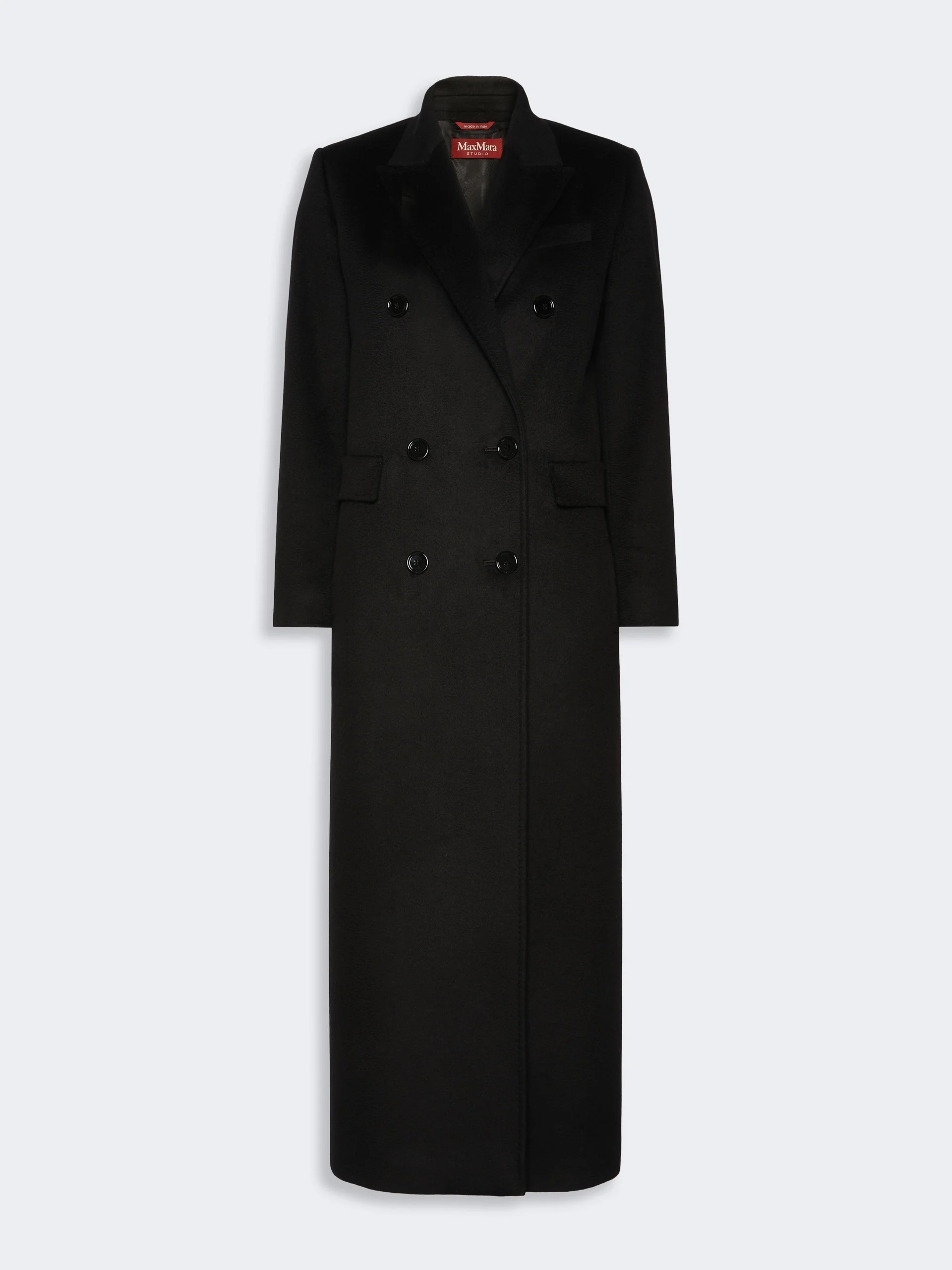 EFFIGE Double-breasted wool coat - BLACK - 1