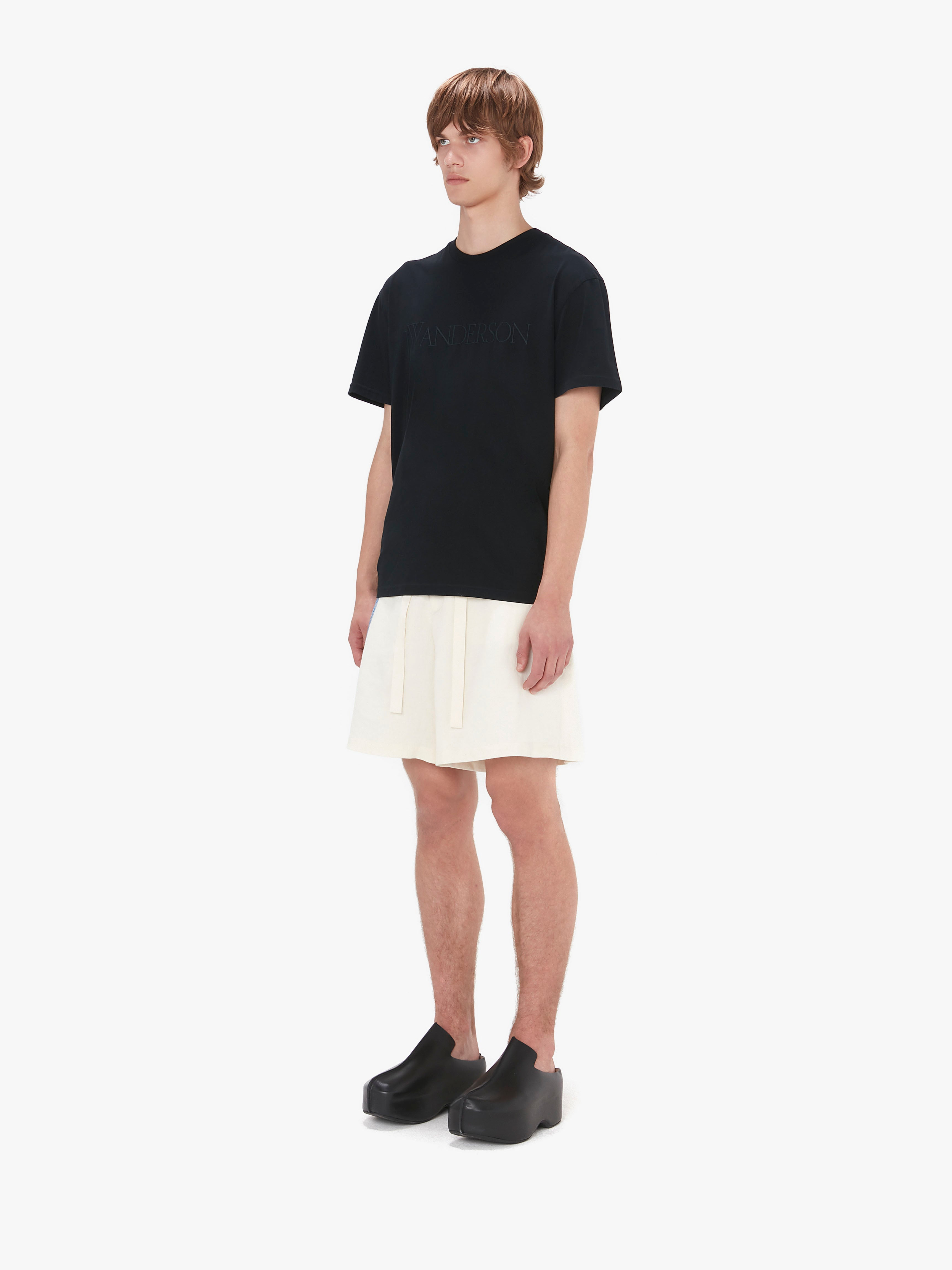 T-SHIRT WITH LOGO EMBROIDERY - 4