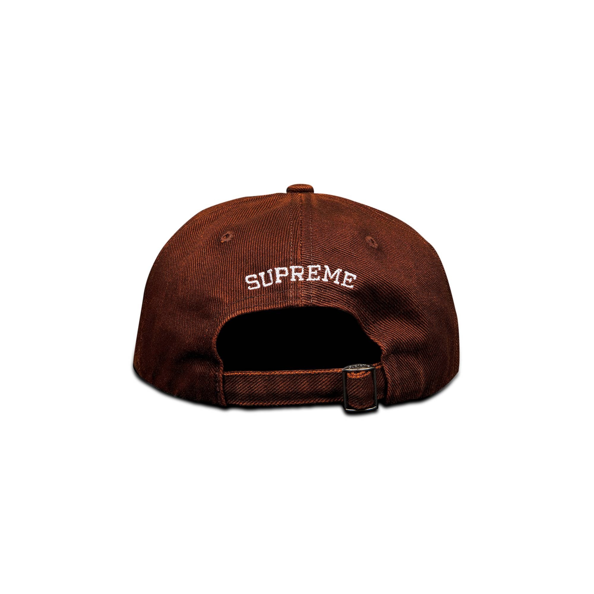 Supreme Washed Twill 6-Panel 'Brown' - 2