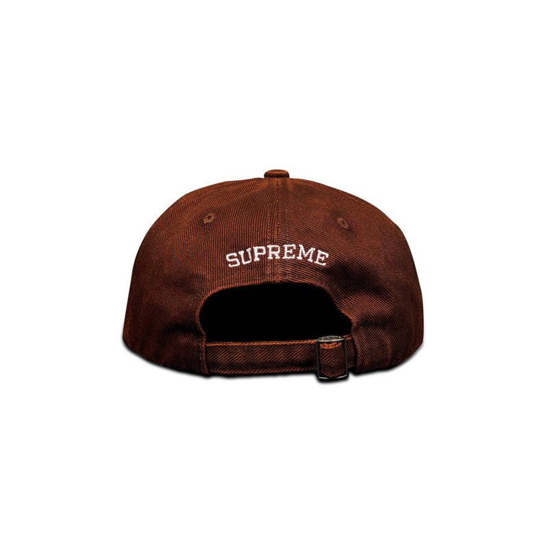 Supreme Supreme Washed Twill 6-Panel 'Brown' outlook