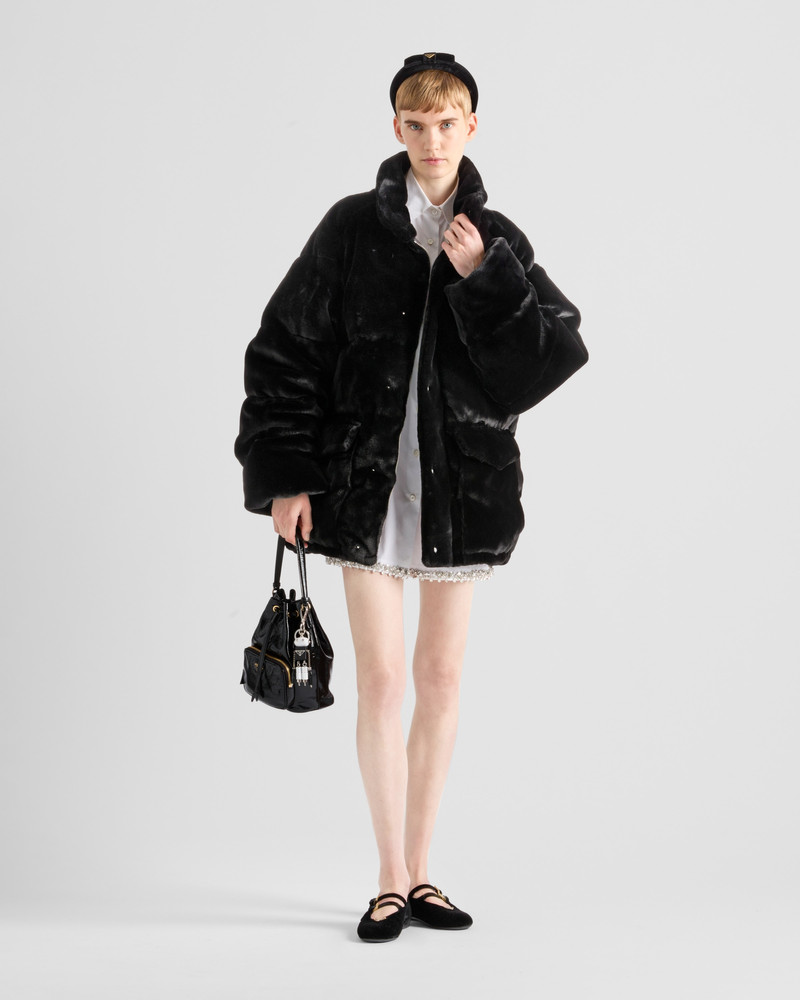 Prada Embroidered poplin shirt outlook