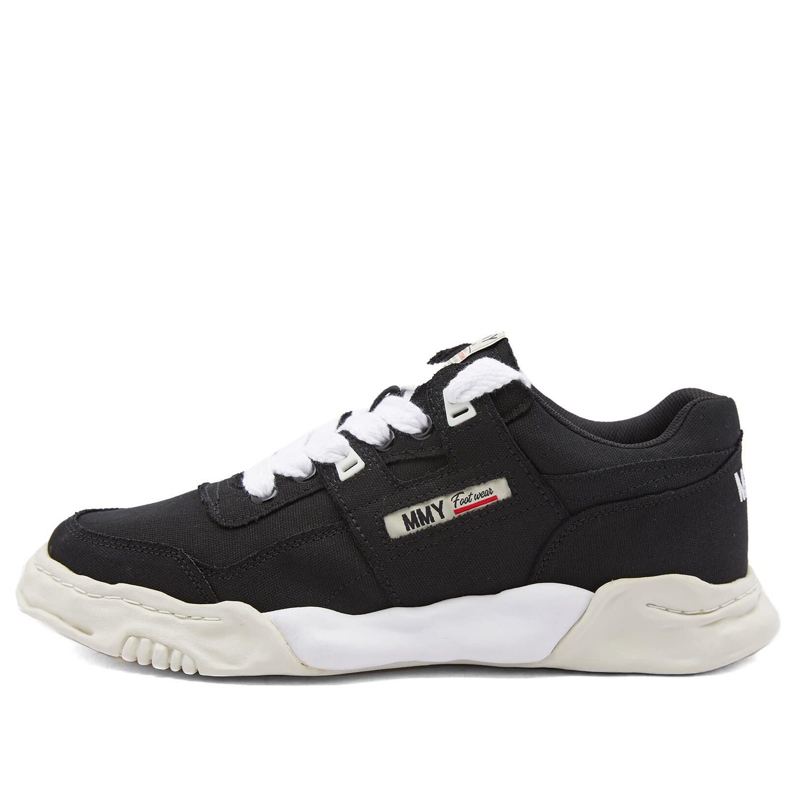 Maison MIHARA YASUHIRO Parker OG Sole Canvas Low 'Black' A08FW704-BLACK - 1