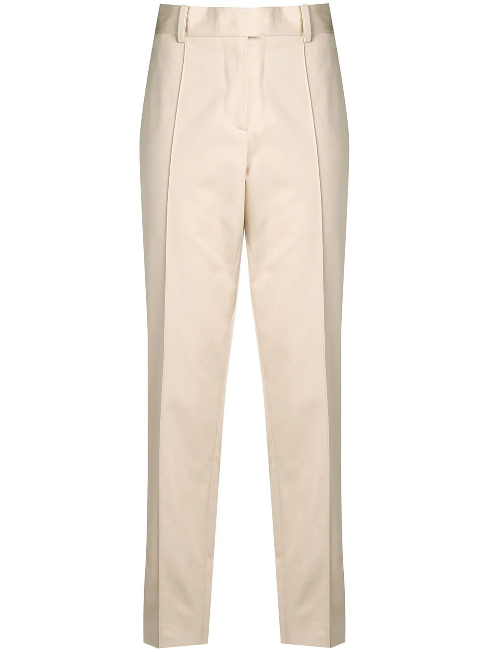 cropped tapered trousers - 1