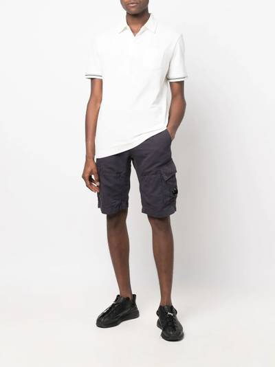 C.P. Company striped-edge cotton polo shirt outlook