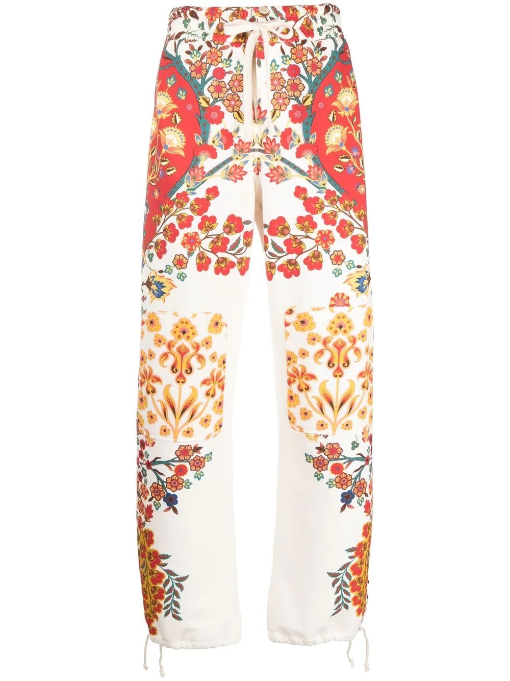 floral-print track pants - 1