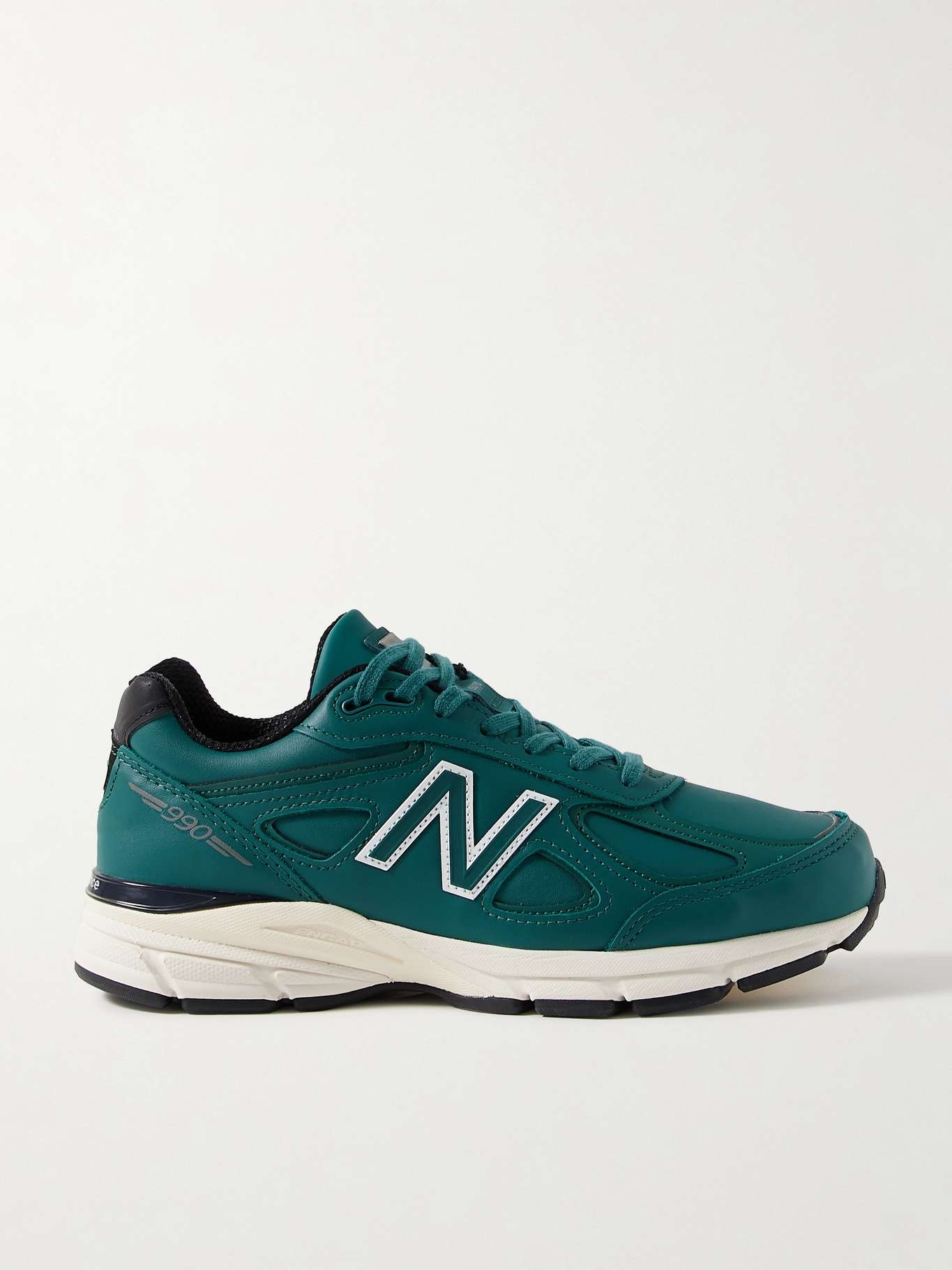 990v4 leather sneakers - 1