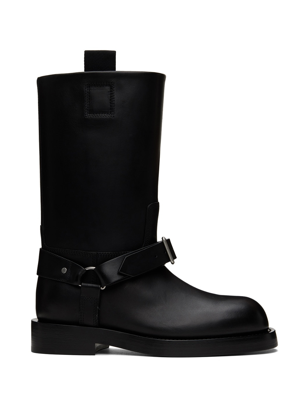 Black Saddle Low Boots - 1