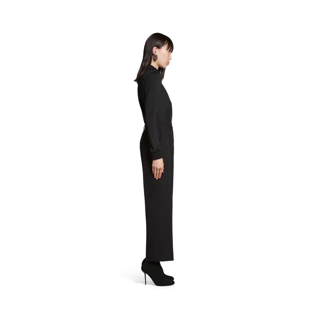 Cropped Pants in Black - 3