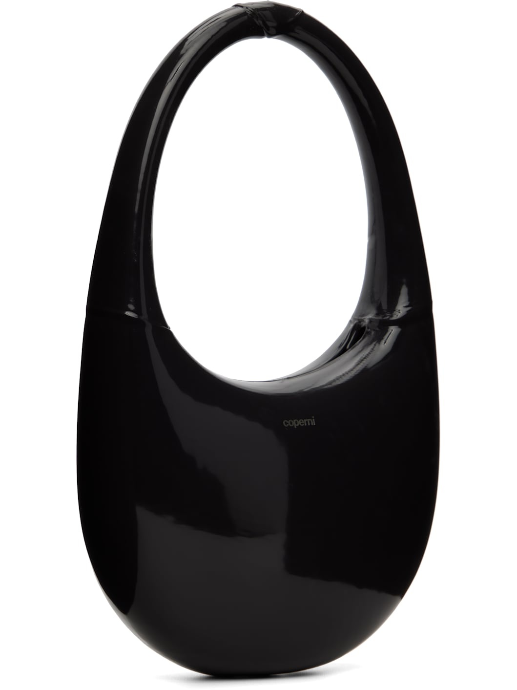 Black Liquid Print Swipe Bag - 2