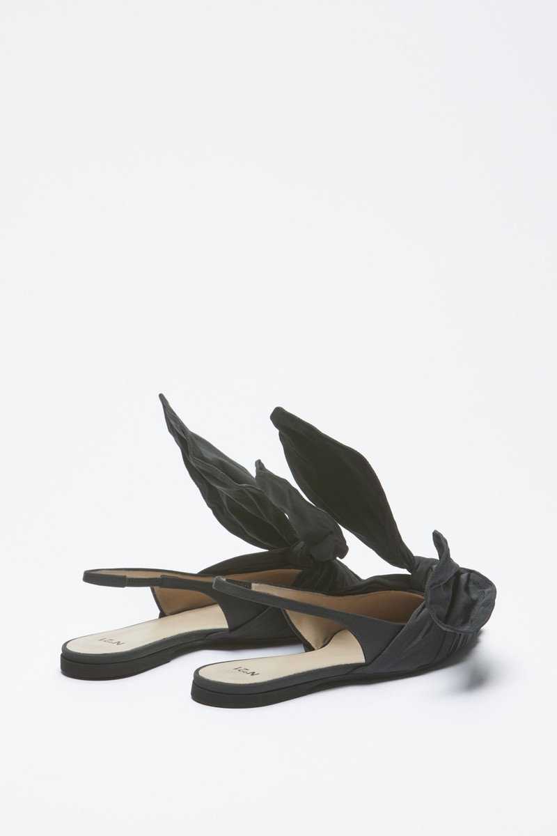 N°21 BOW-DETAIL SLINGBACK BALLET PUMPS outlook