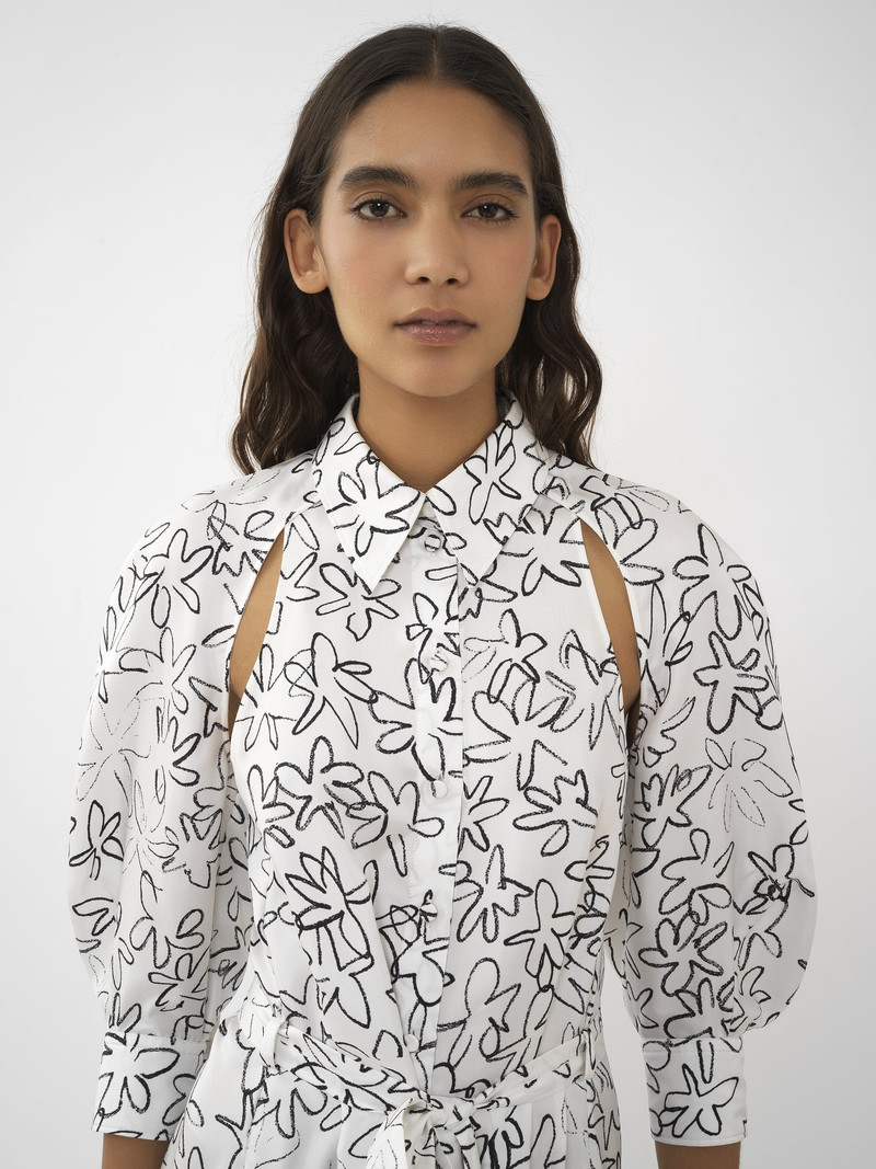 CUT-OUT SHIRT DRESS 6