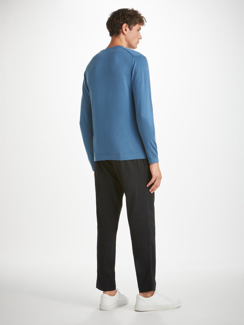 Men's Sweater Jacob Sea Island Storm Blue - 4