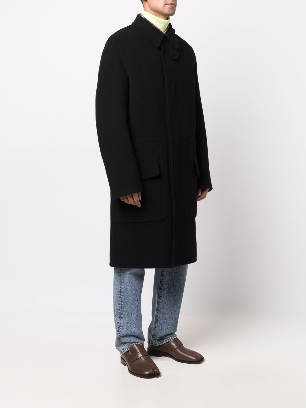 mid-length coat - 3