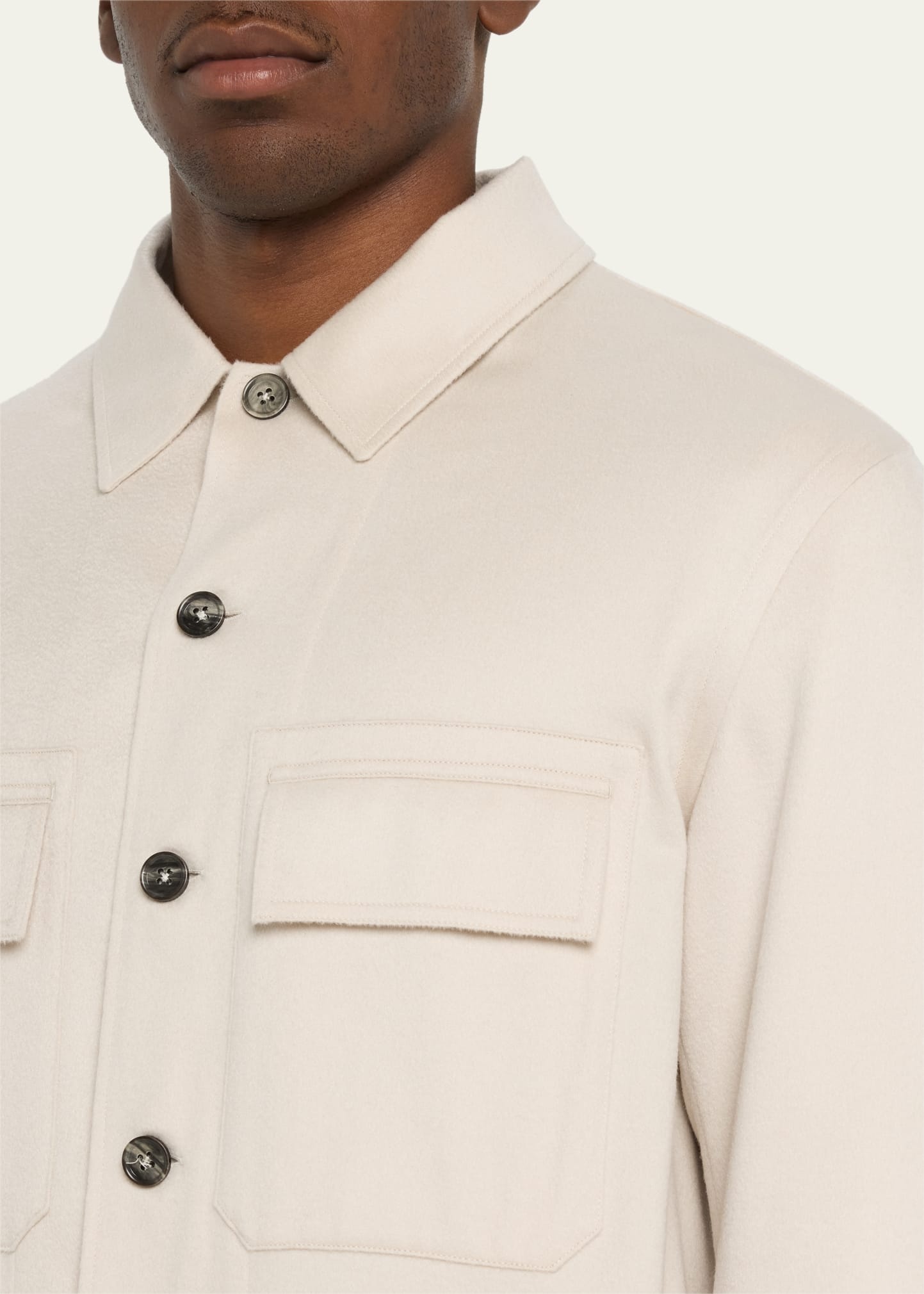Men's Oasi Cashmere Overshirt - 5