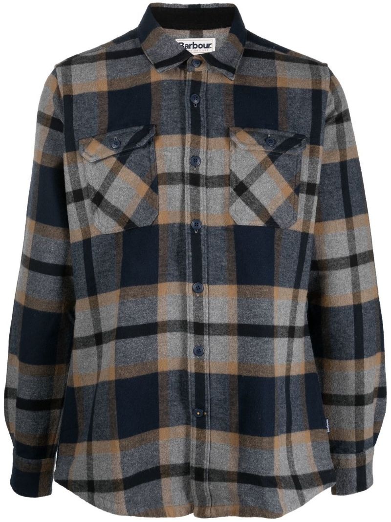 Rhobell check-print shirt - 1