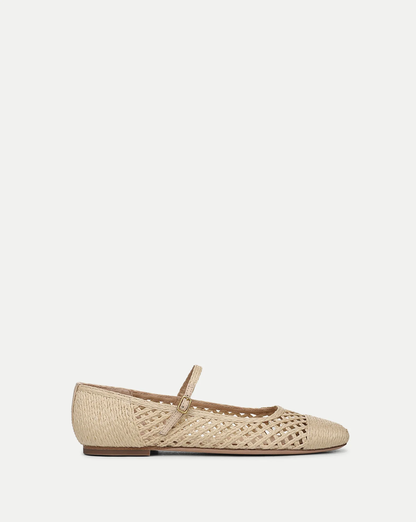 ELLIE RAFFIA FLAT - 1