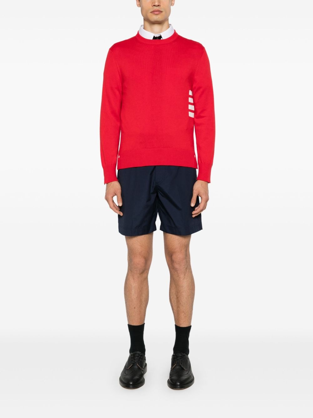 4-Bar cotton jumper - 2
