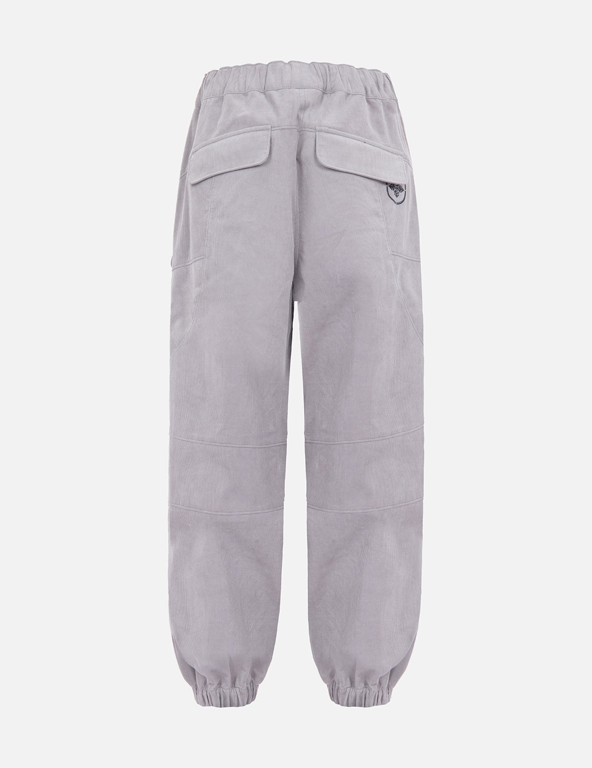 Gradient Slogan Print Corduroy Cargo Pants - 2