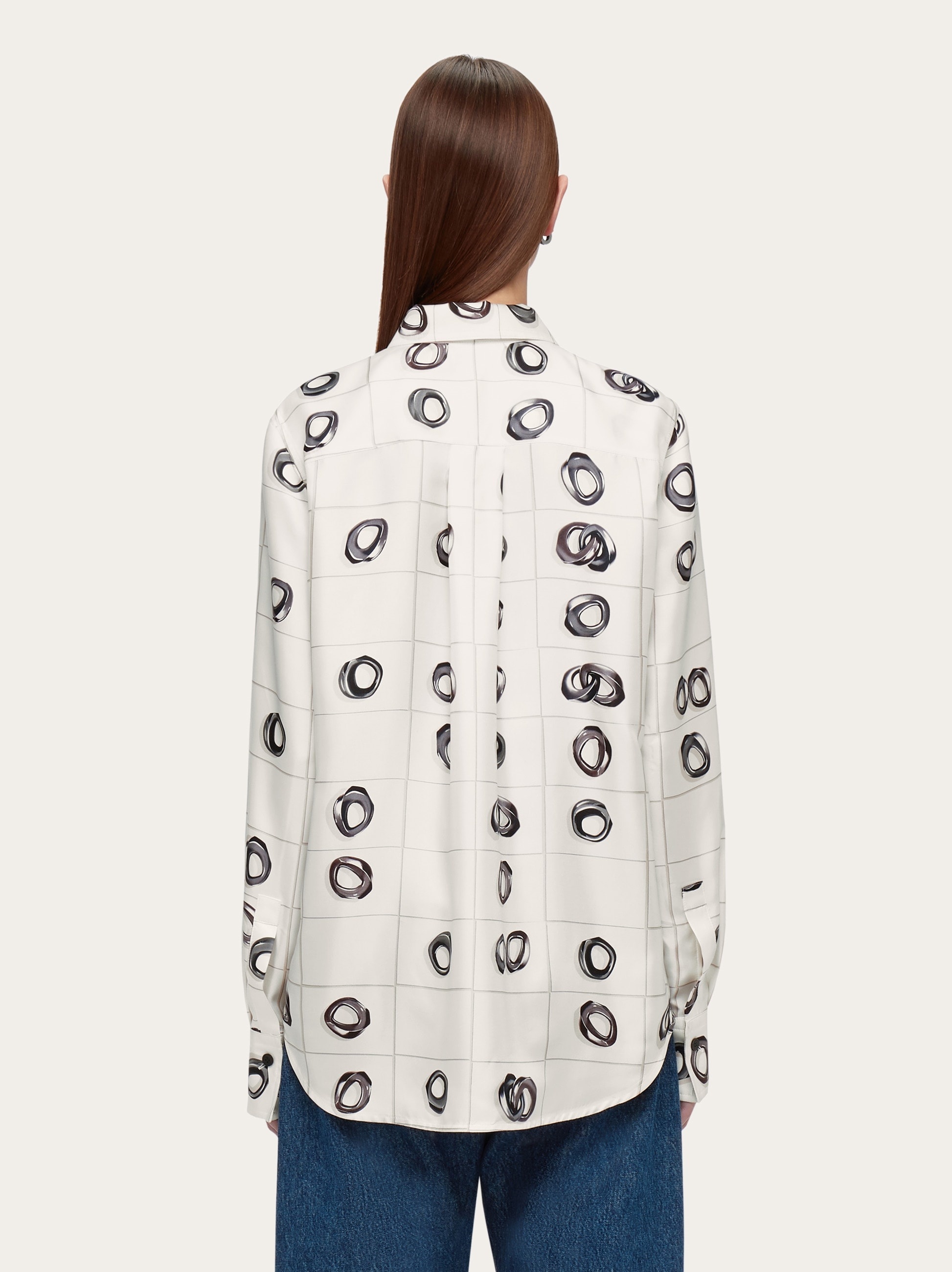 Printed silk shirt - 4