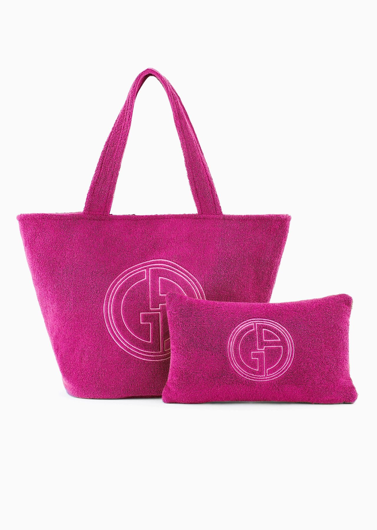 Cotton terry beach bag - 1