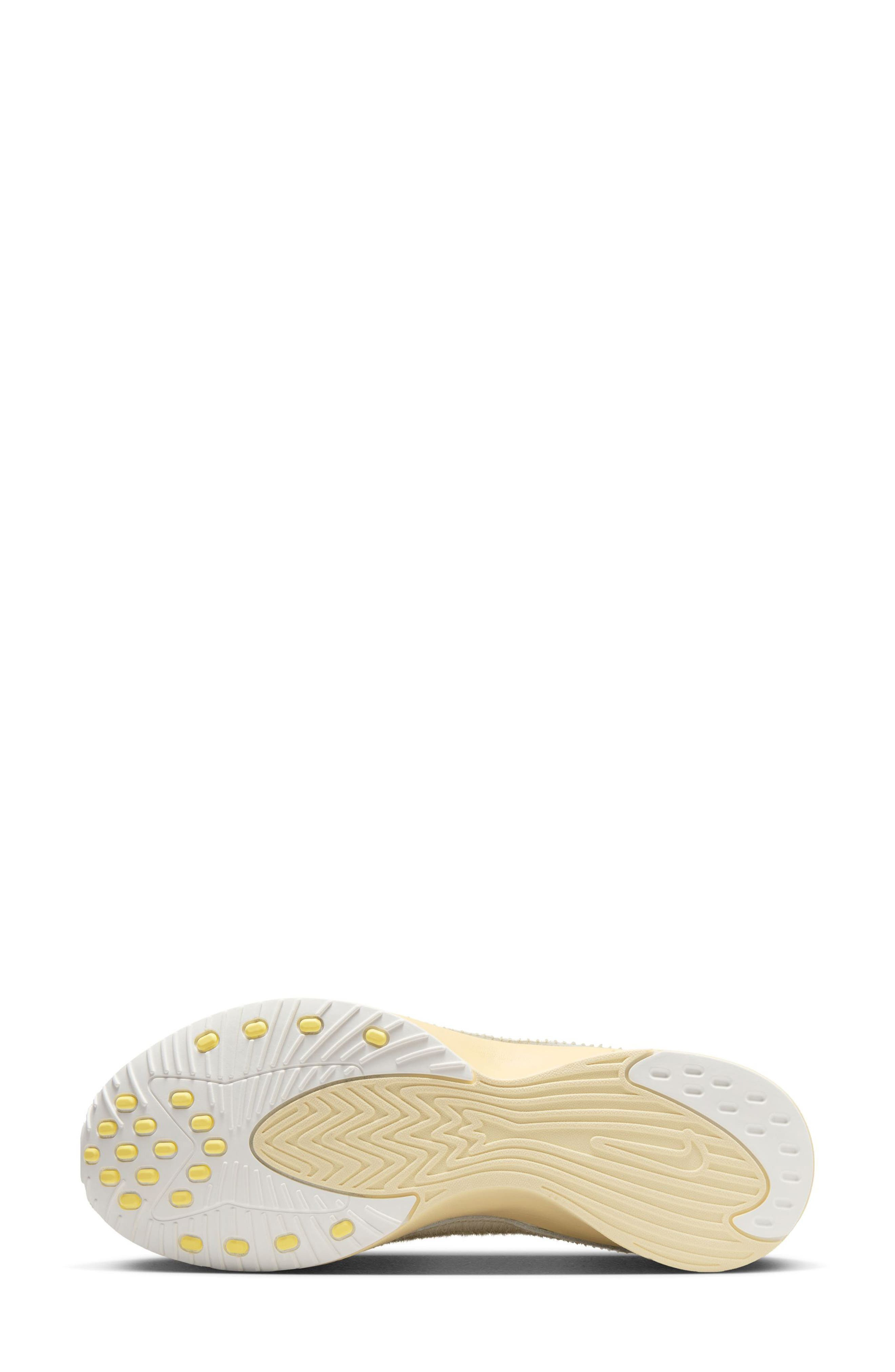 Nike Air Superfly Genuine Calf Hair Sneaker in Sail/Muslin/Soft Yellow at Nordstrom - 5