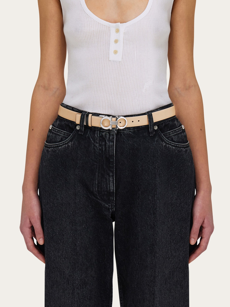Reversible and adjustable Gancini belt 4