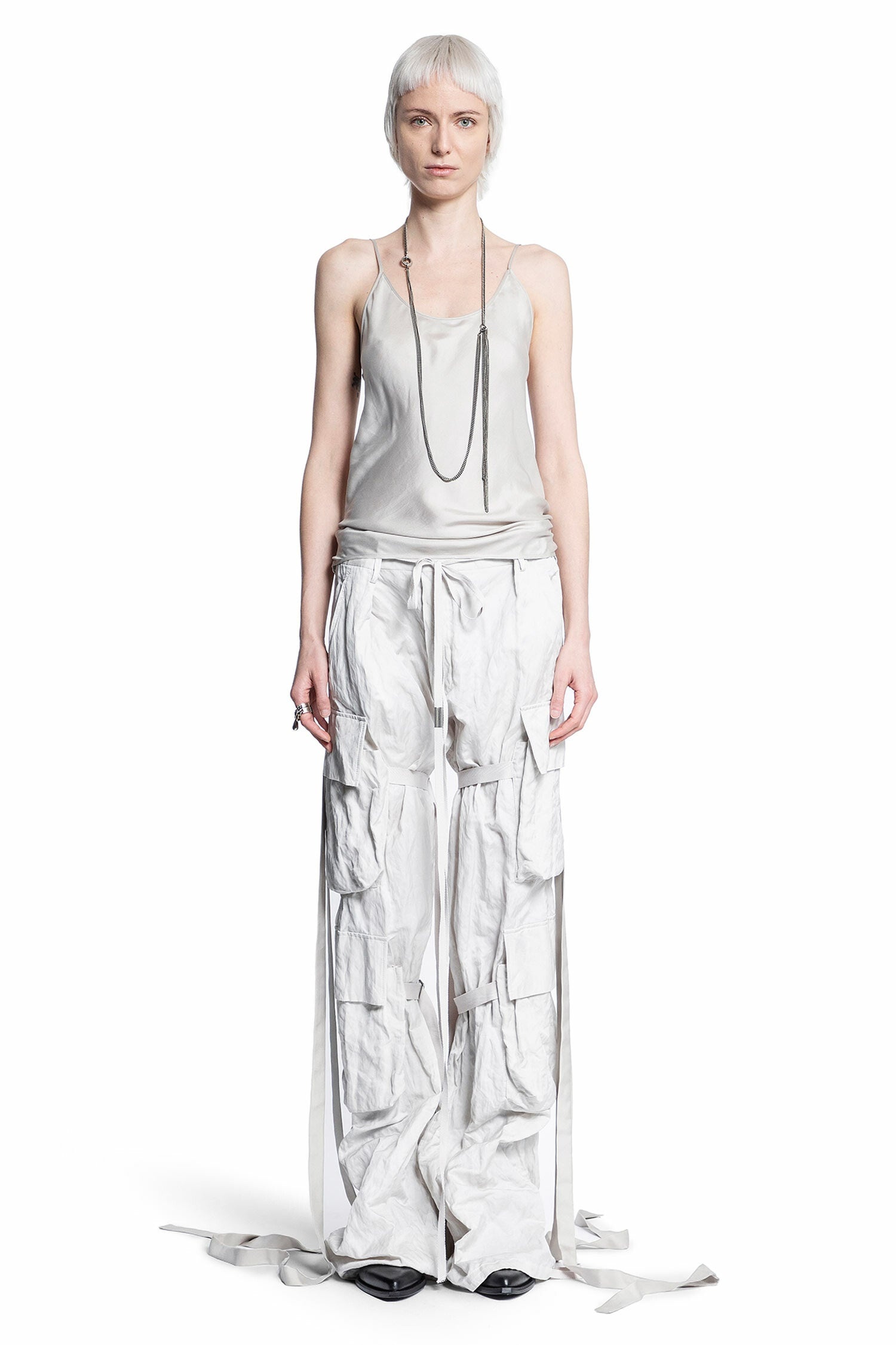 ANN DEMEULEMEESTER WOMAN BEIGE TOPS - 4