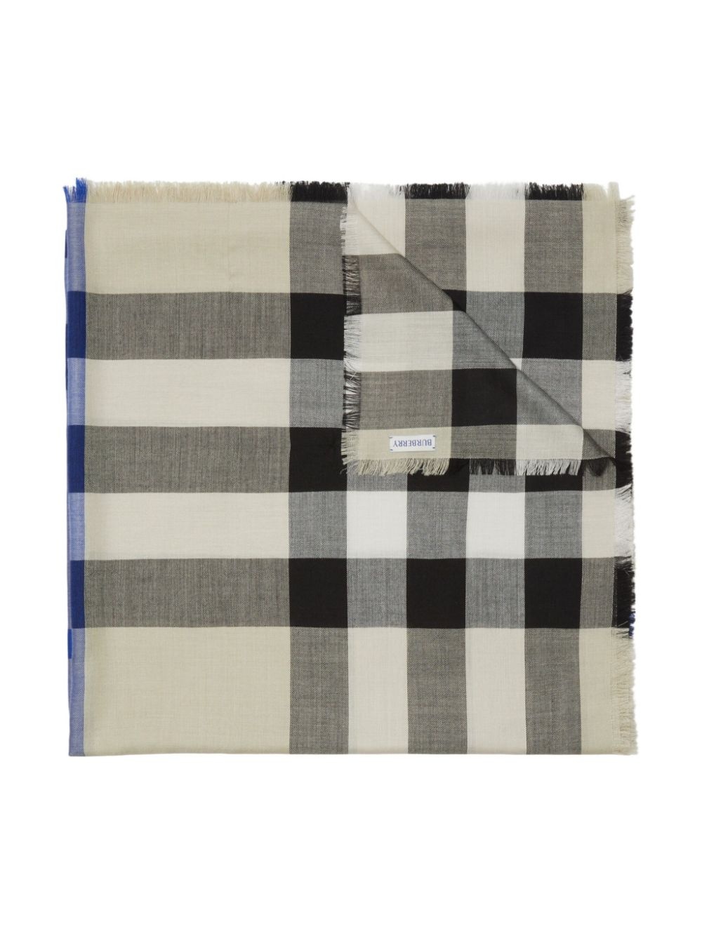 House Check cashmere-blend scarf - 3