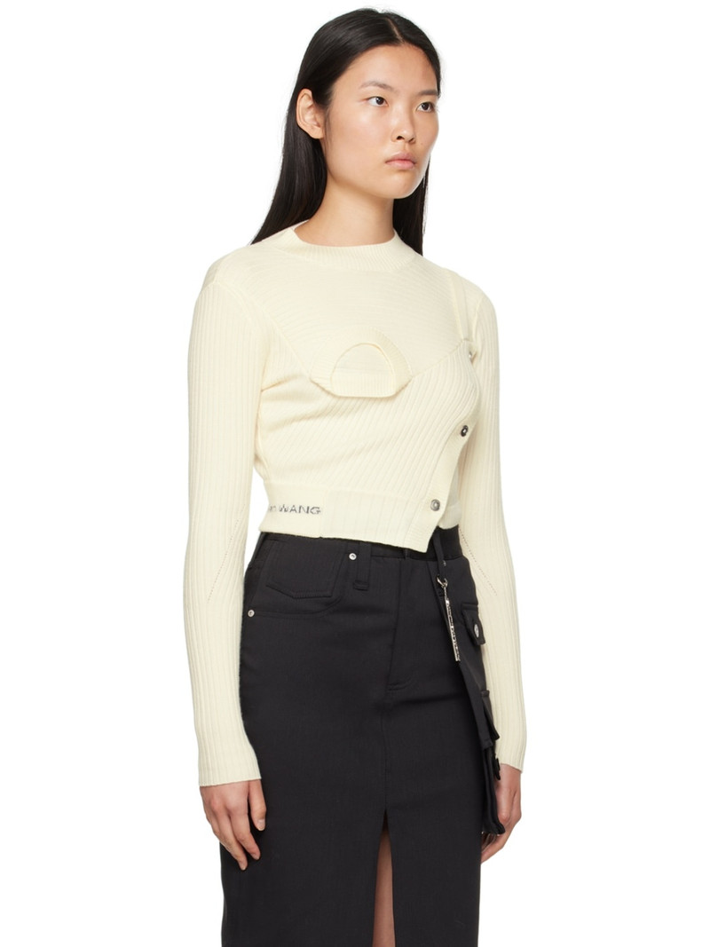 Off-White Ribbed Sweater 2