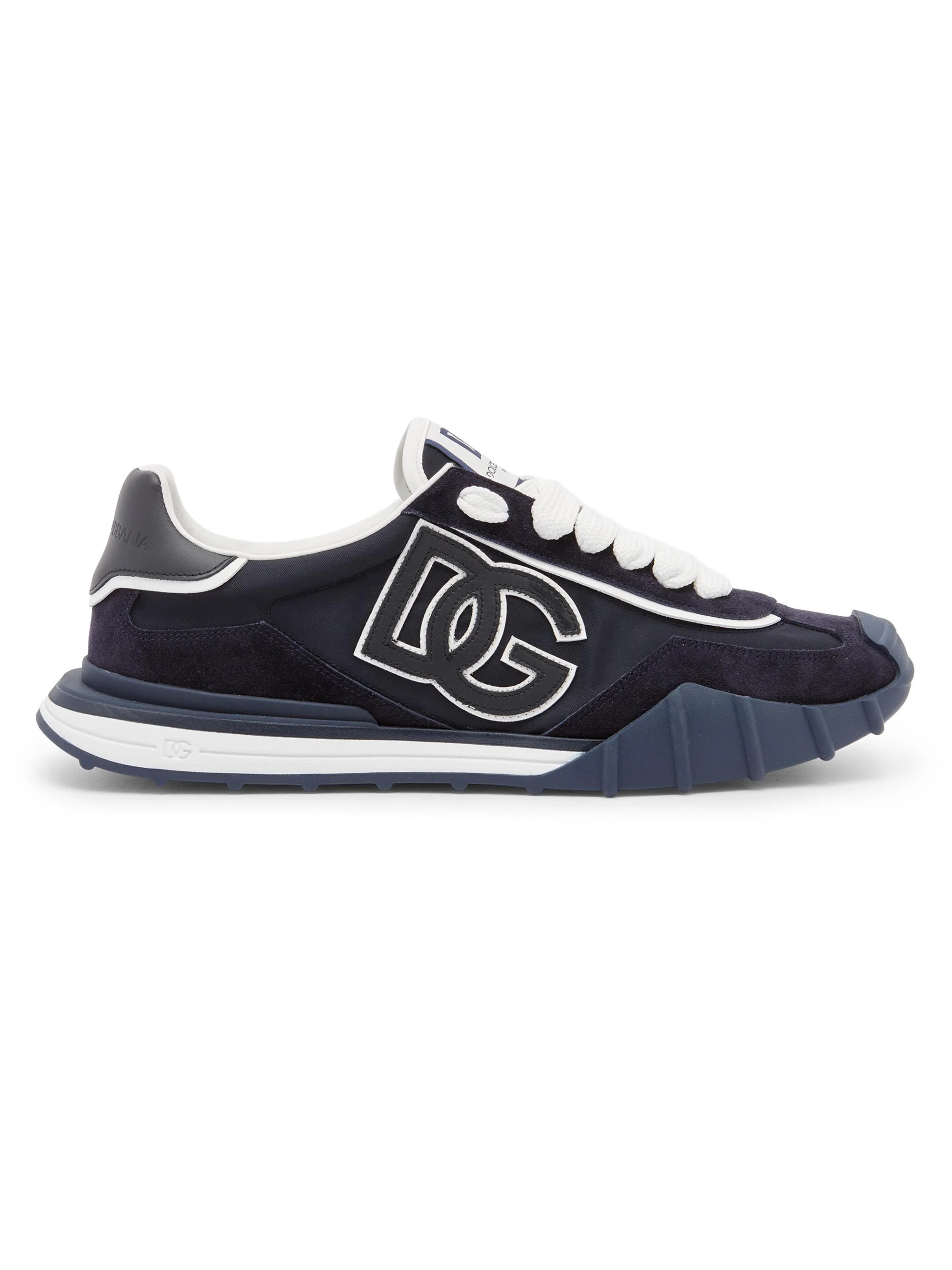 Men's New NY Leather-Blend Low-Top Sneakers - Blue Bianco - 1