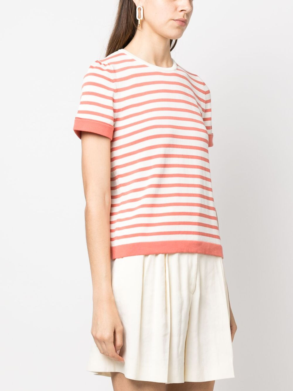 striped knitted top - 3