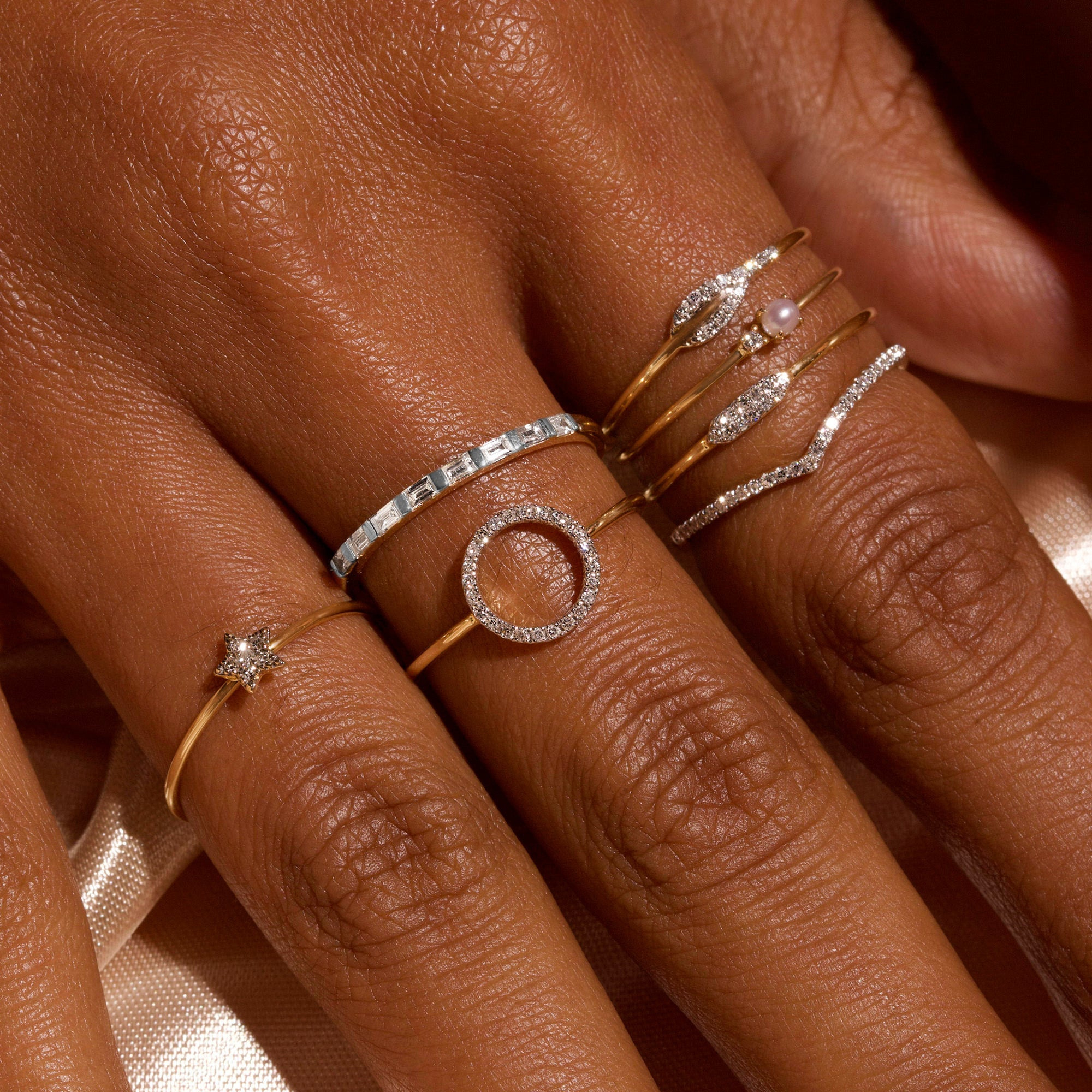 Bold Baguettes For Eternity Band - 2
