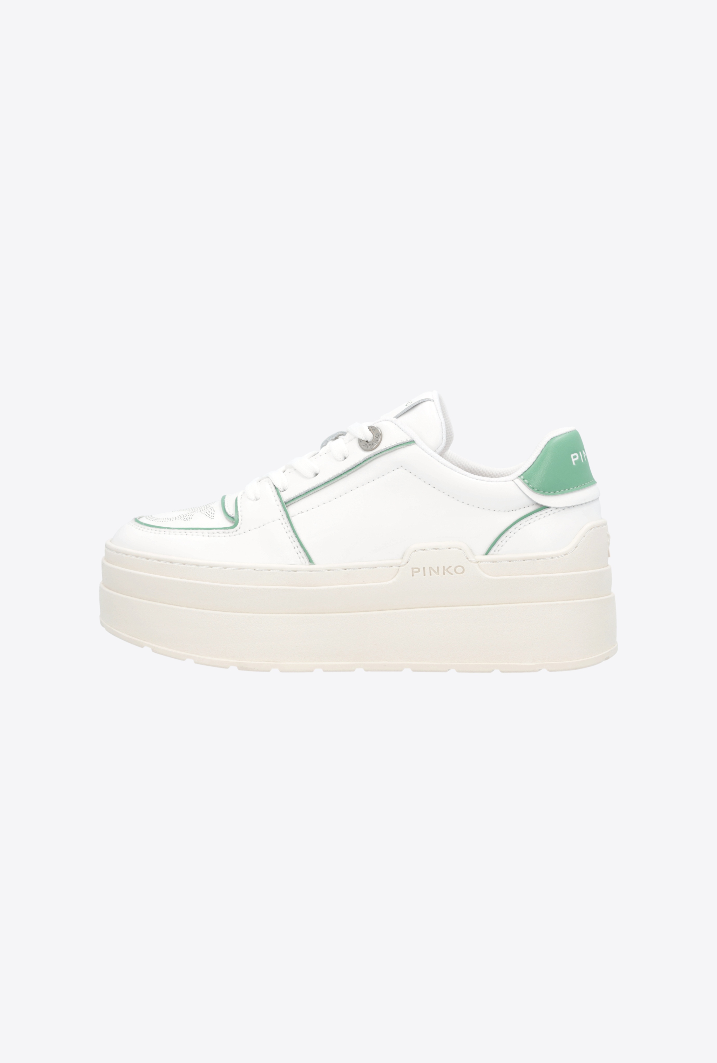 TWO-TONE PLATFORM SNEAKERS - 5