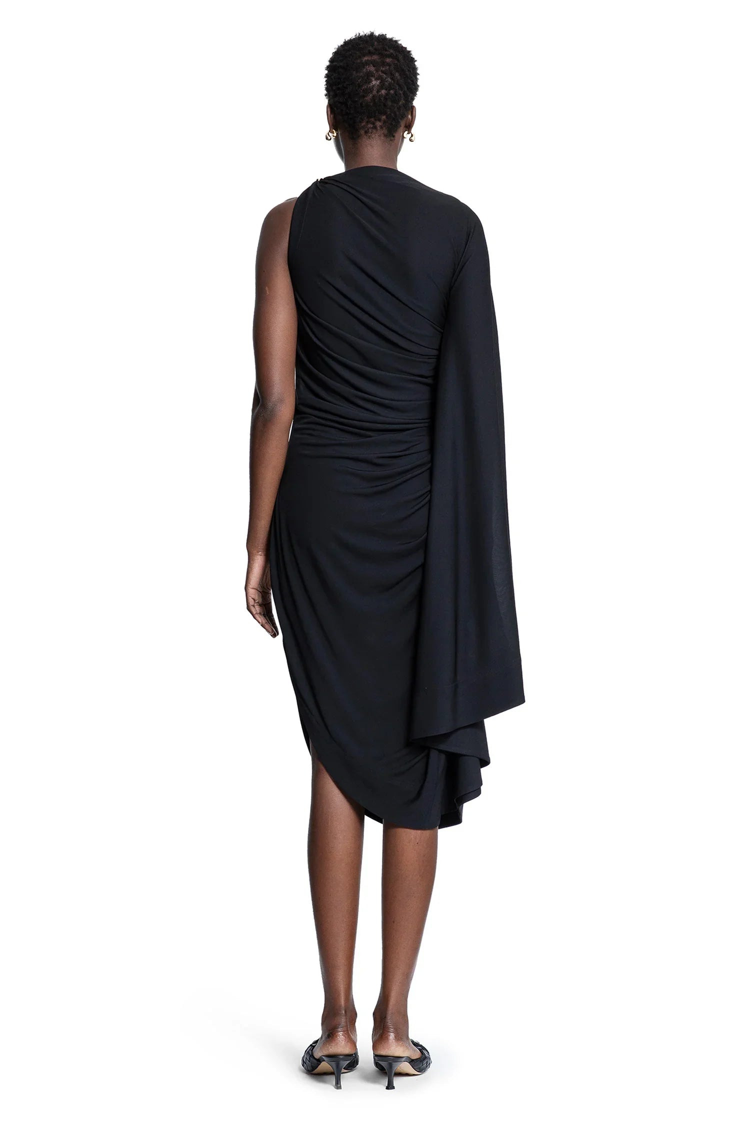 Viscose-Jersey-Draped-Dress - 3