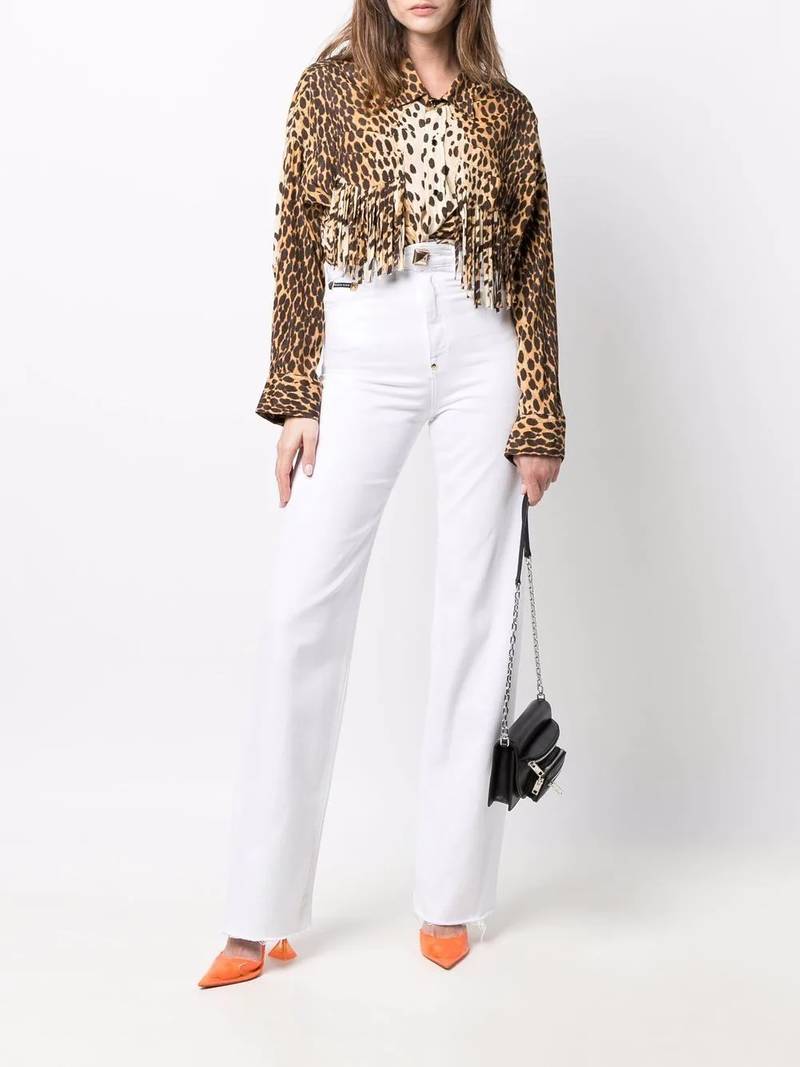 PHILIPP PLEIN straight-leg denim jeans outlook