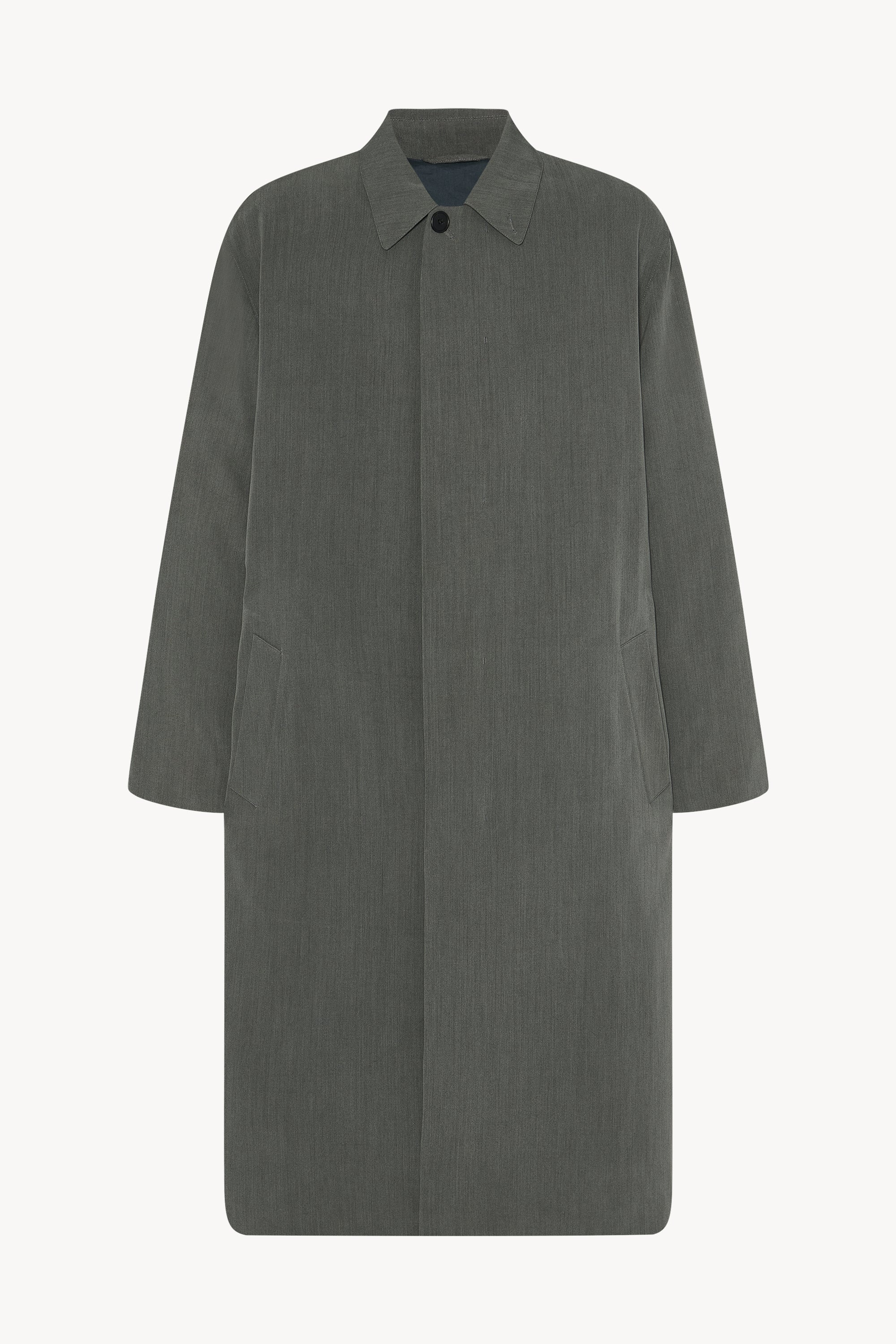 Tarian Coat in Silk and Virgin Wool - 2