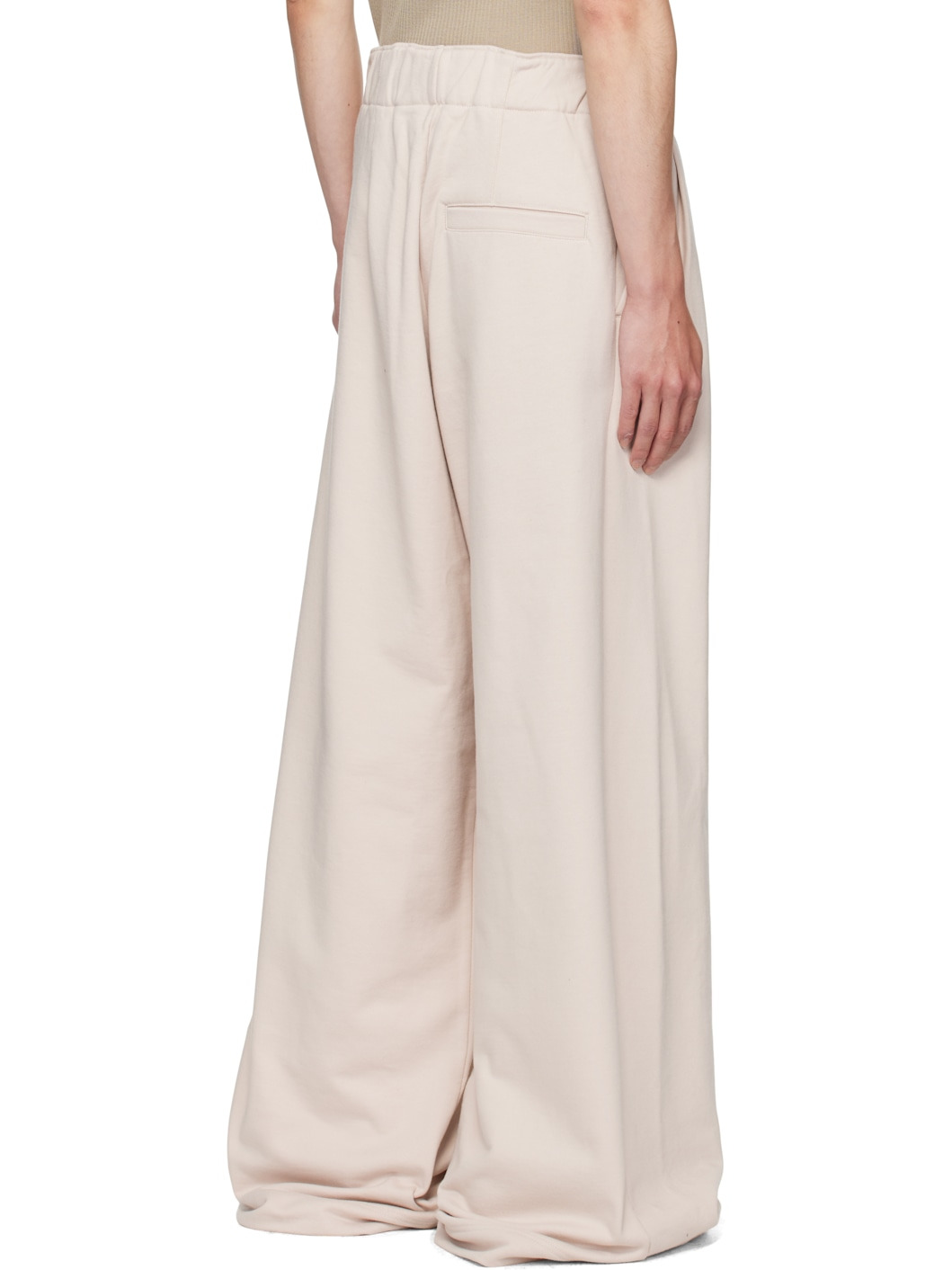 Off-White Pleated Sweatpants - 3