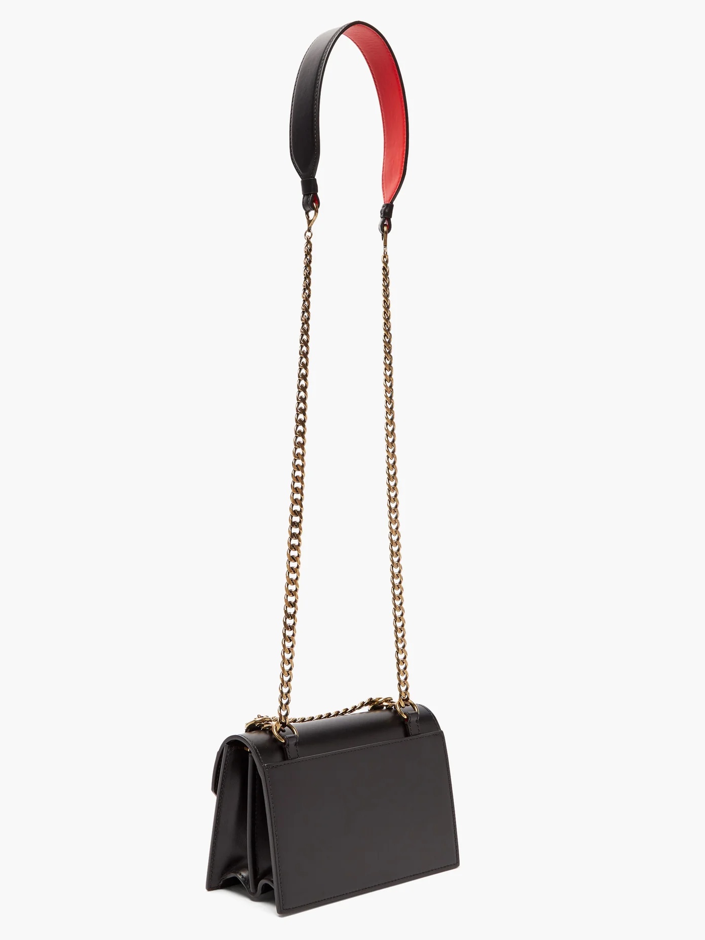 Elisa mini leather cross-body bag - 4