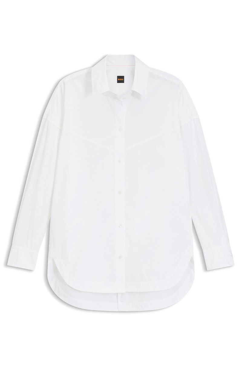 OVERSIZE-FIT BLOUSE IN COTTON POPLIN 1