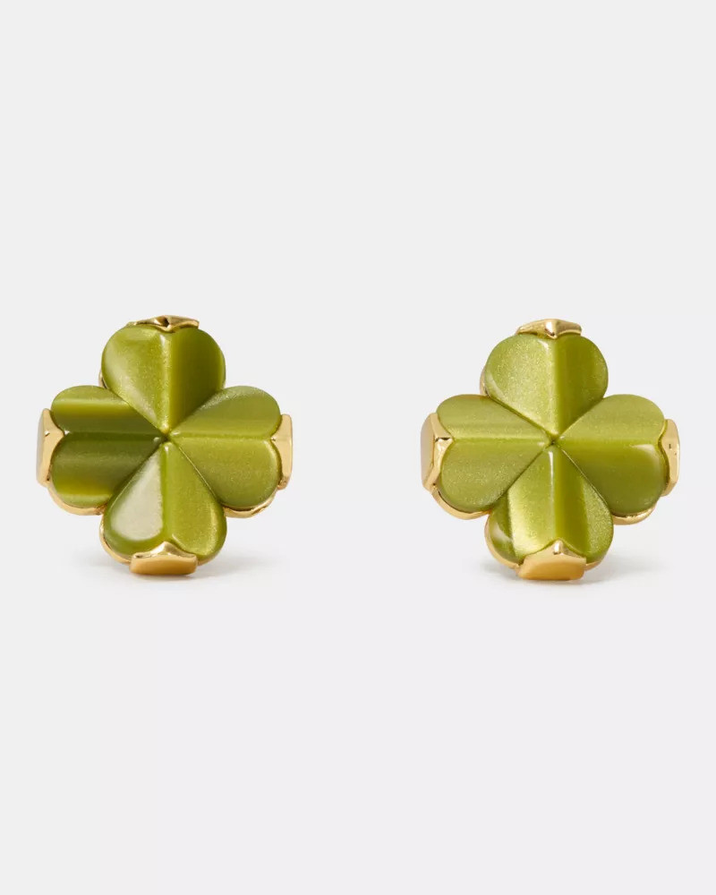 Spade Flower Studs 1