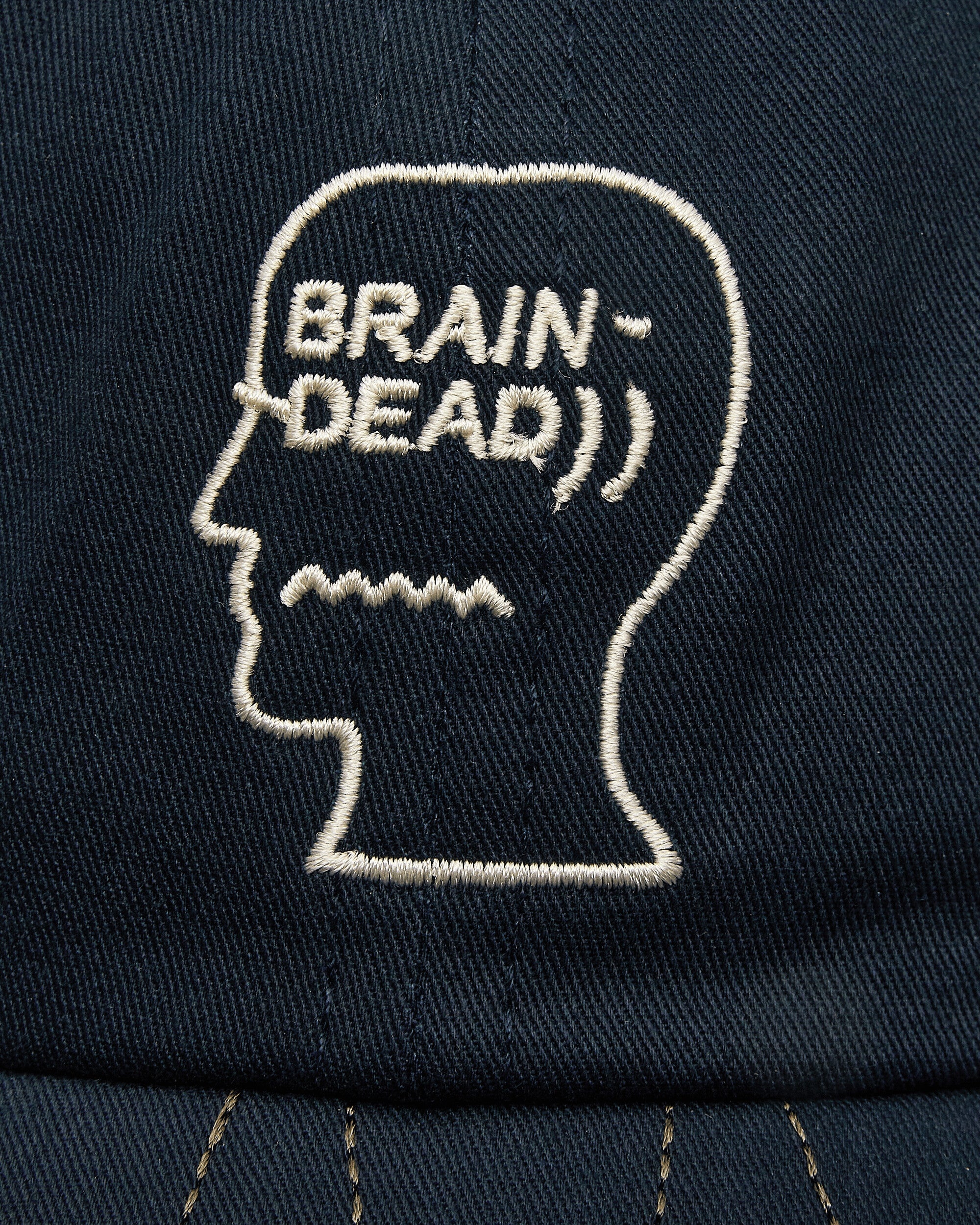 Logohead Mesh Long Brim Hat Navy - 6