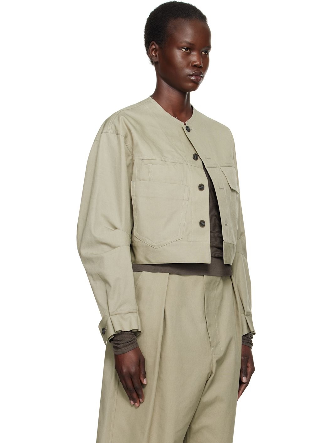 Taupe R-Multi Pocket Jacket - 2