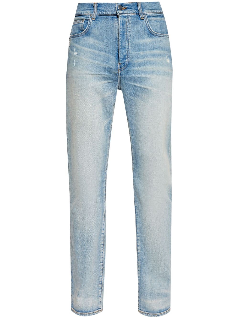 mid-rise slim-cut jeans - 1