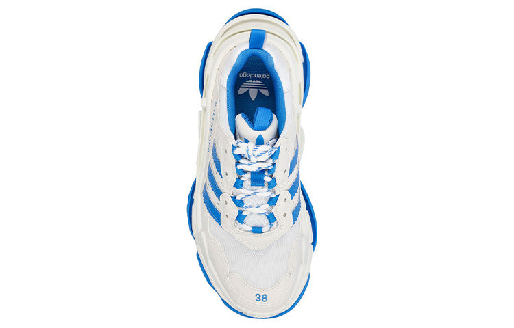 (WMNS) Balenciaga Triple S x Adidas 'White Blue' 712764W2ZB39040 - 3