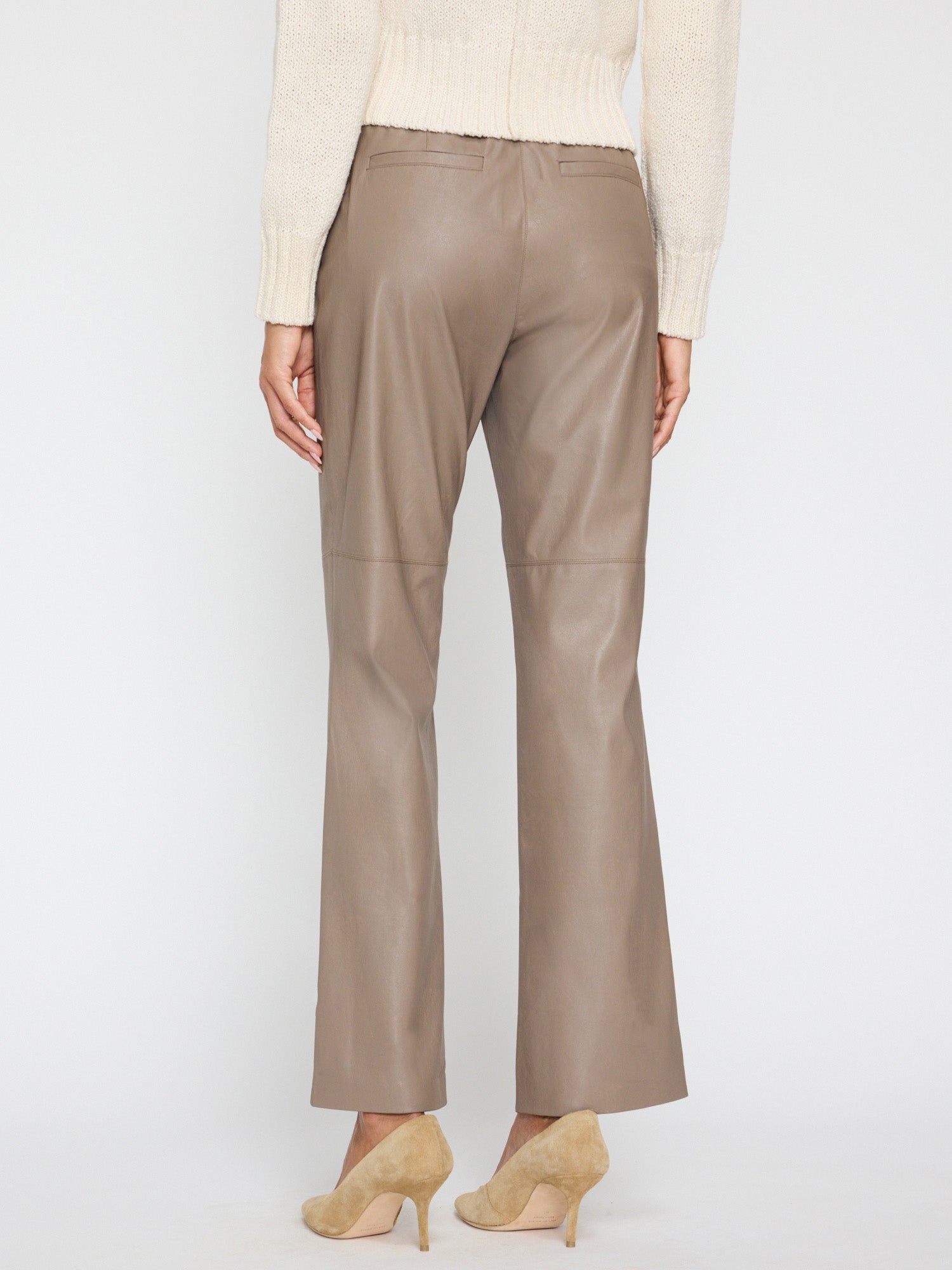 The Lara Vegan Leather Pant - 5