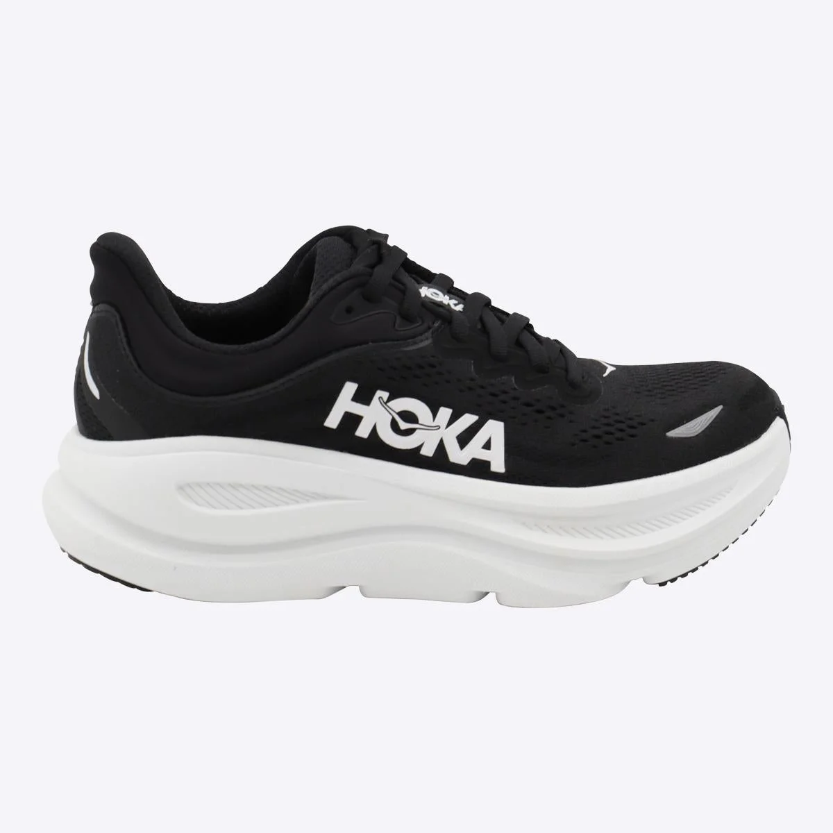 Hoka White And Black Bondi 9 Sneakers - 1