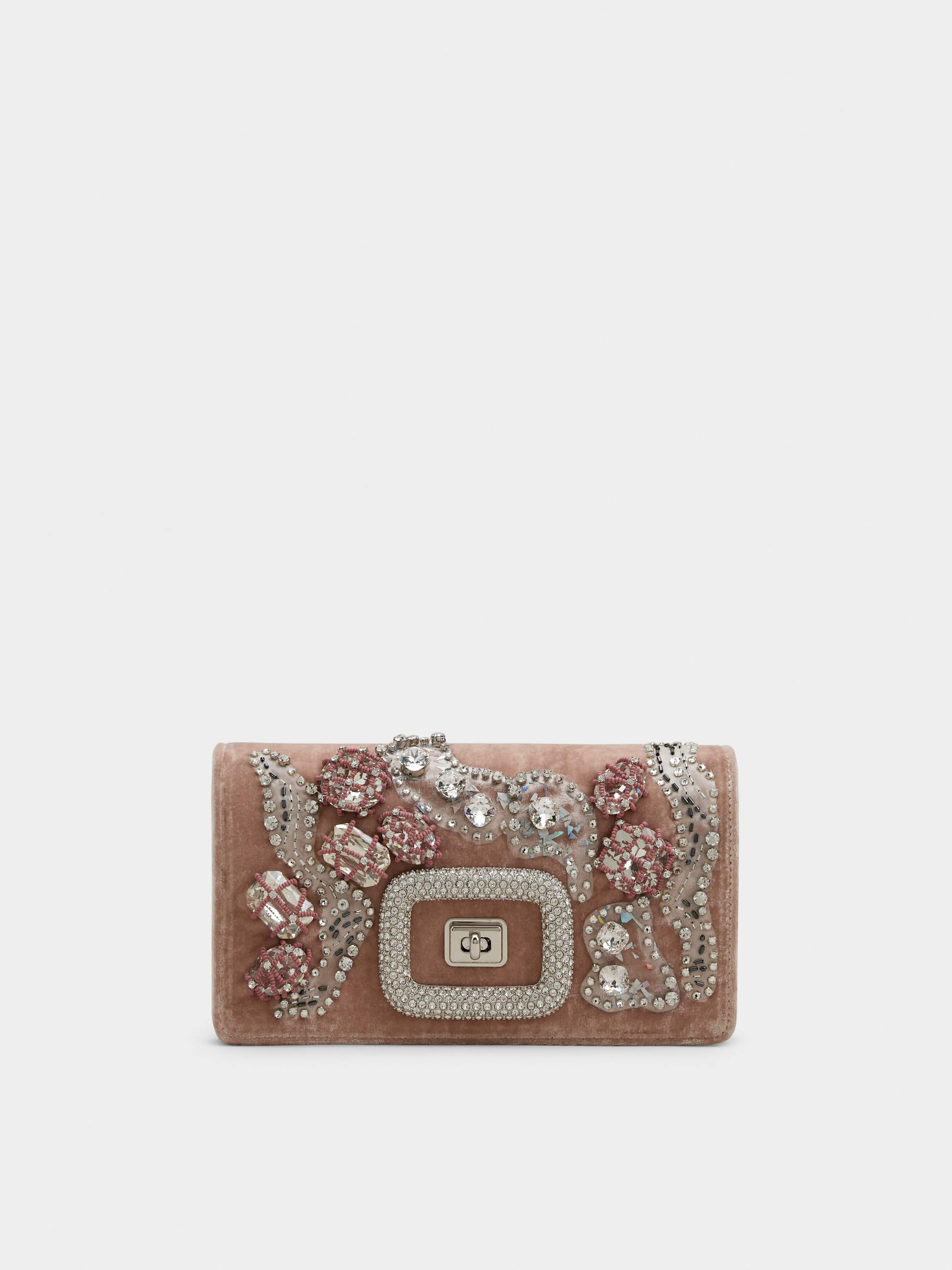 Viv' Choc Shine Camouflage Mini Bag in Velvet - 1