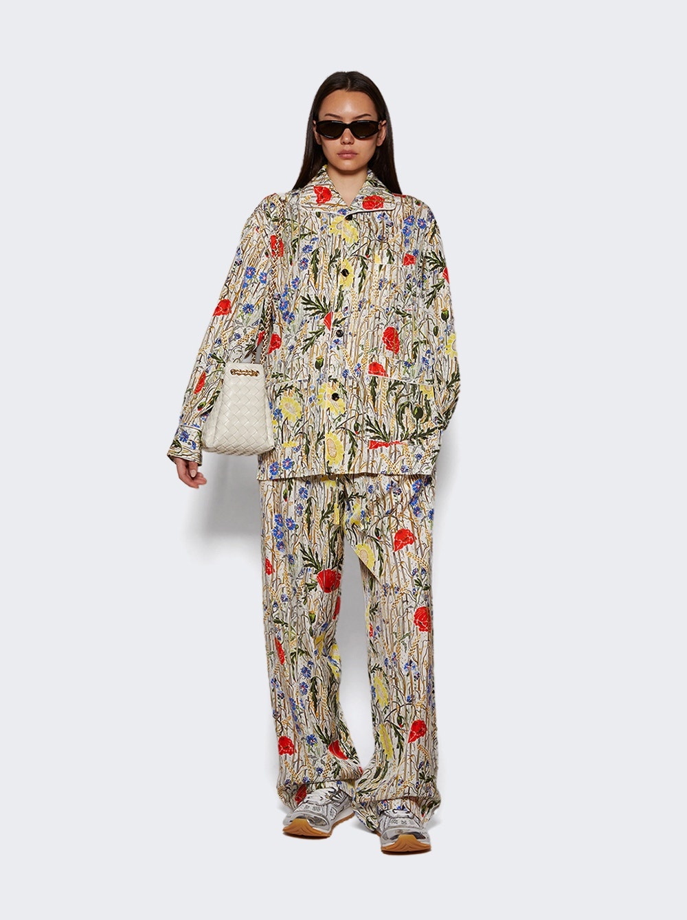 Pyjama Set Chalk Hibiscus Khai - 5